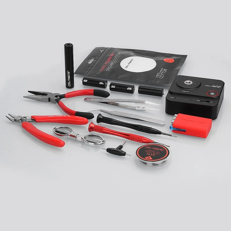 Authentic Coil Master DIY Kit V3 w/ 521 Mini V2 Resistance Tester - Pliers + Scissors + Screwdrivers + Tweezers + Coiling Kit - Buy Coil Master DIY Kit V3 Product on shareAvape