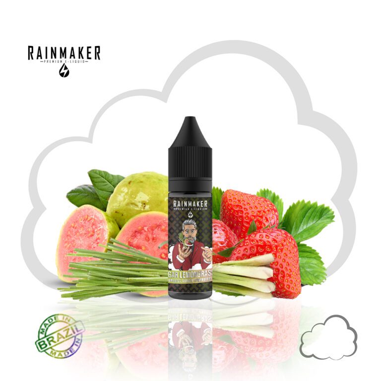 Nicsalt Rainmaker Sugar Lemongrass, frasco de 15 ml