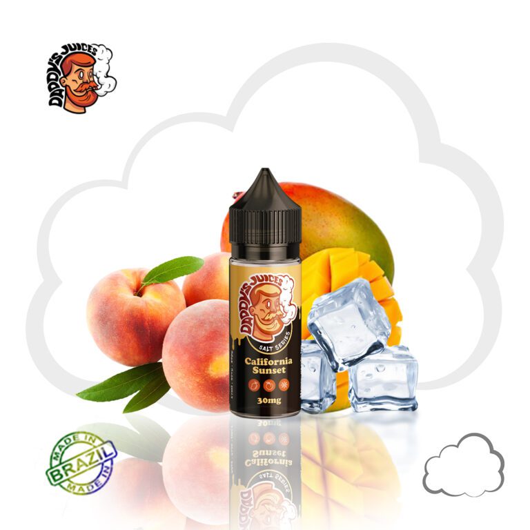 Nicsalt Daddy's Juices California Sunset, frasco de 17 ml