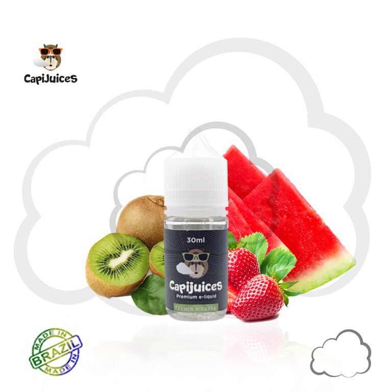 Nicsalt Capi Juices Carmen Miranda, frasco de 30 ml