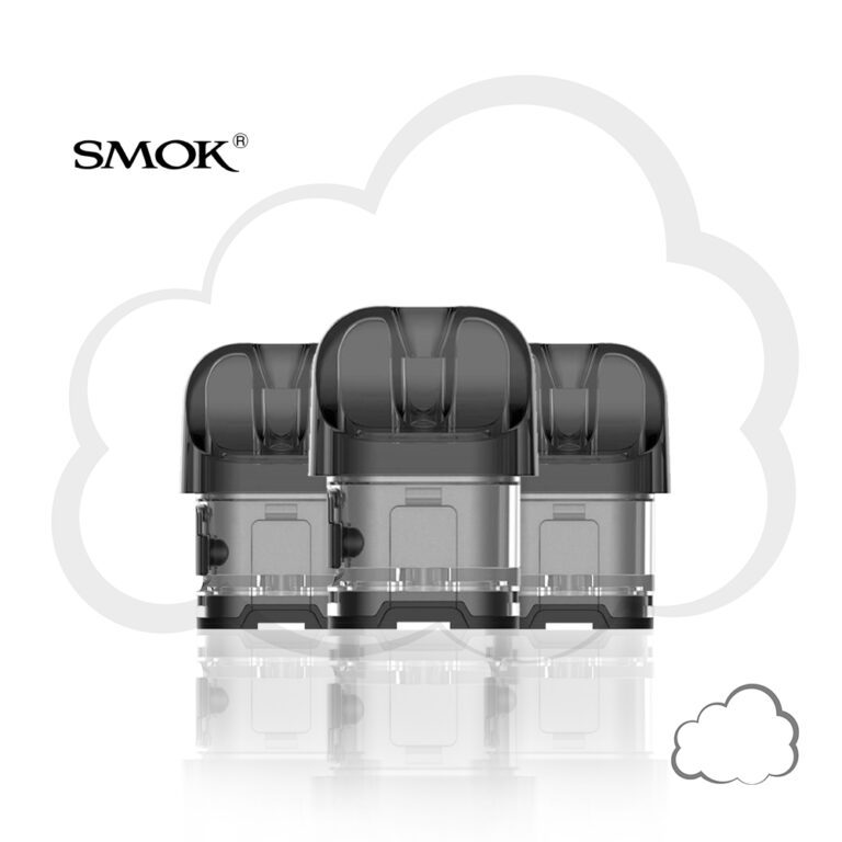 Cartucho Smok Novo 4 pack / 3 (sem coil), cartucho de reposi&ccedil;&atilde;o