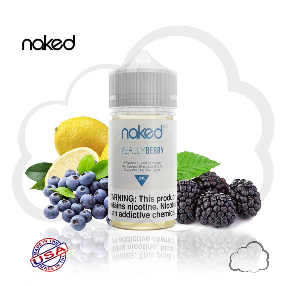 Juice Naked 100 Really Berry 60ml White Cloud Brasil