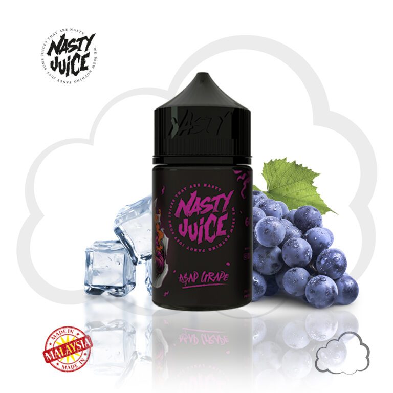 Juice Nasty Asap Grape, frasco de 60 ml