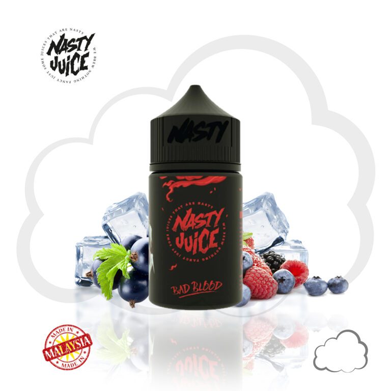 Juice Nasty Bad Blood (HIGH MINT), frasco de 60 ml