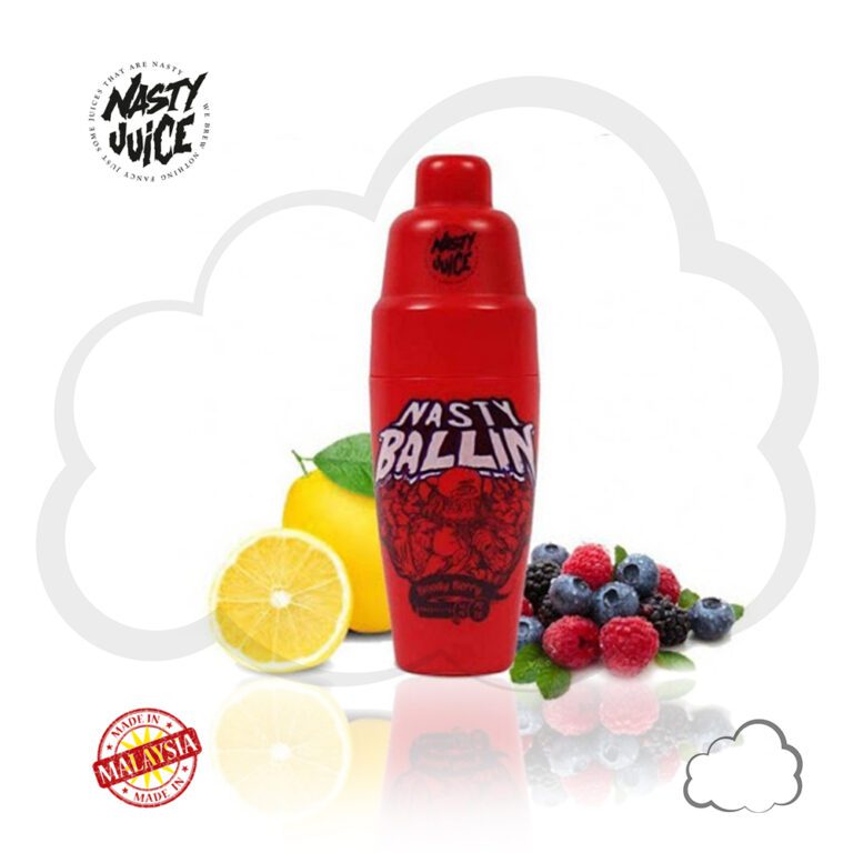 Juice Nasty Ballin Bloody Berry, frasco de 60 ml