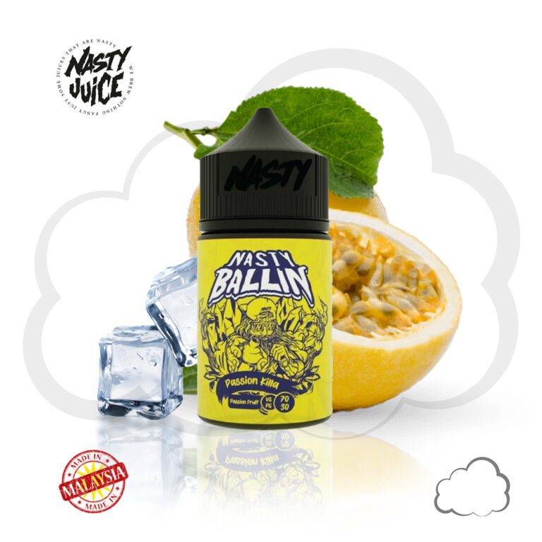 Juice Nasty Ballin Passion Killa (HIGH MINT), frasco de 60 ml