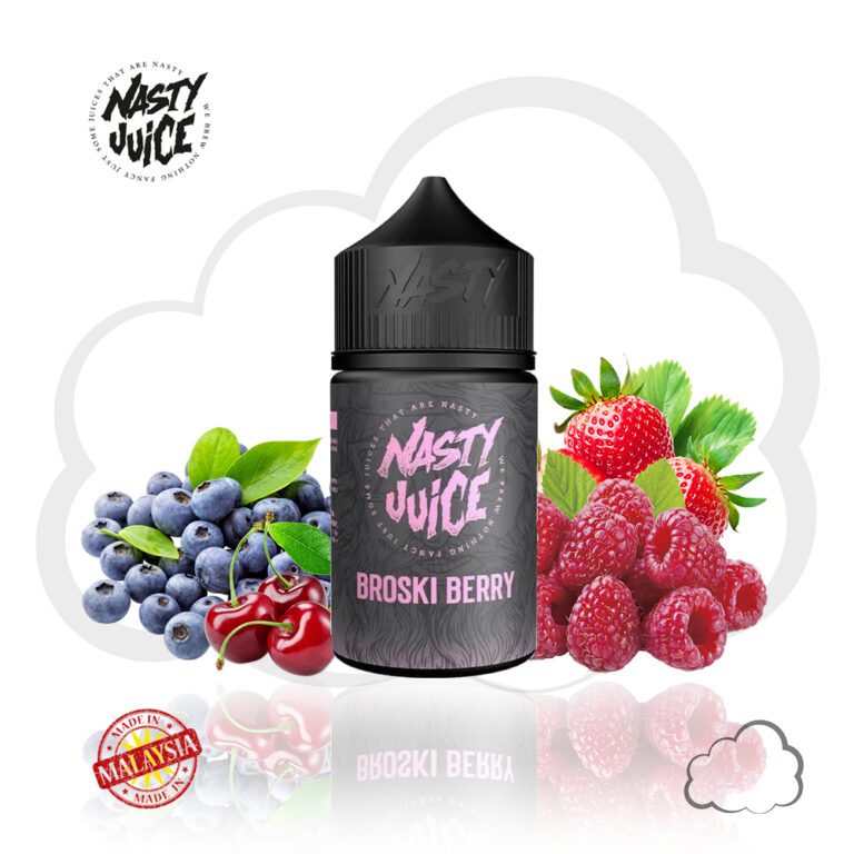 Juice Nasty Broski Berry, frasco de 60 ml