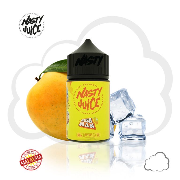 Juice Nasty Cush Man (HIGH MINT), frasco de 60 ml