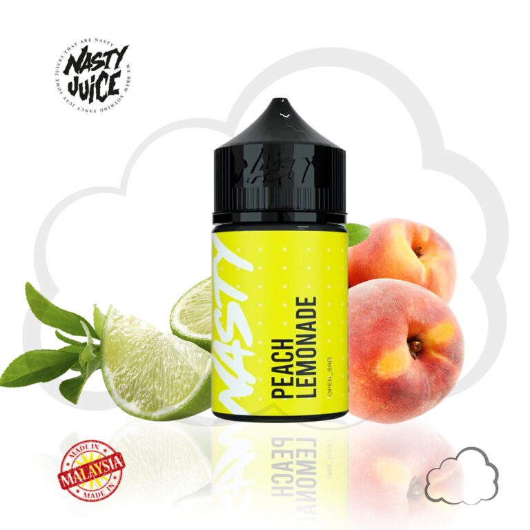 Juice Nasty ModMate Peach Lemonade, frasco de 60 ml