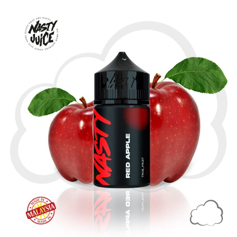 Juice Nasty ModMate Red Apple, frasco de 60 ml