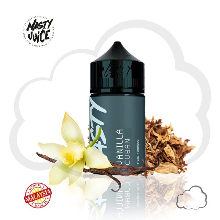 Juice Nasty ModMate Vanilla Cuban, frasco de 60 ml