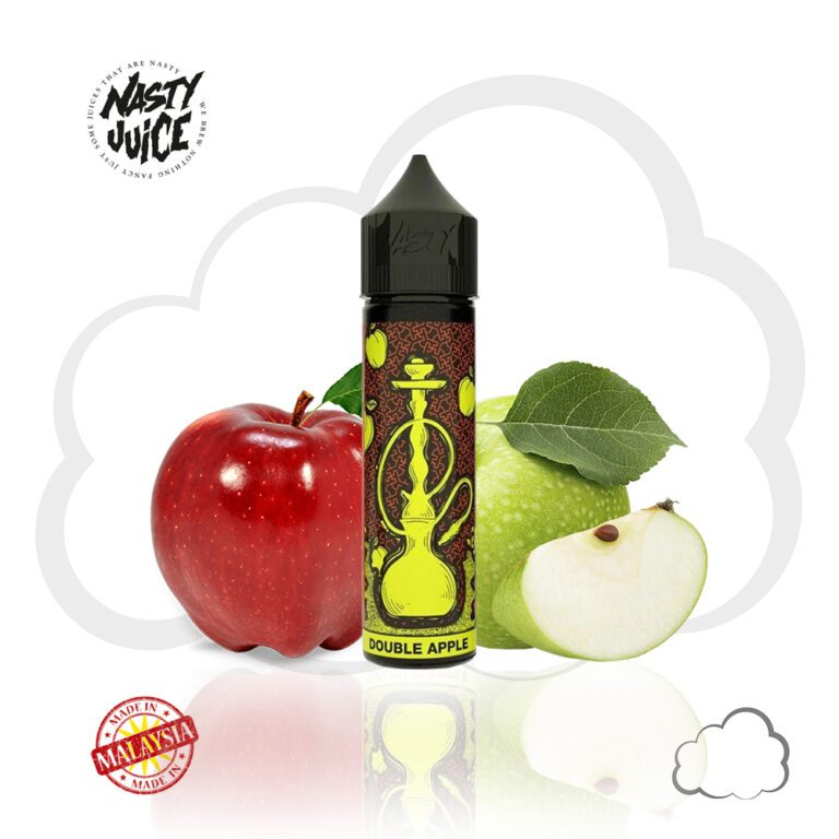 Juice Nasty Shisha Double Apple, frasco de 60 ml