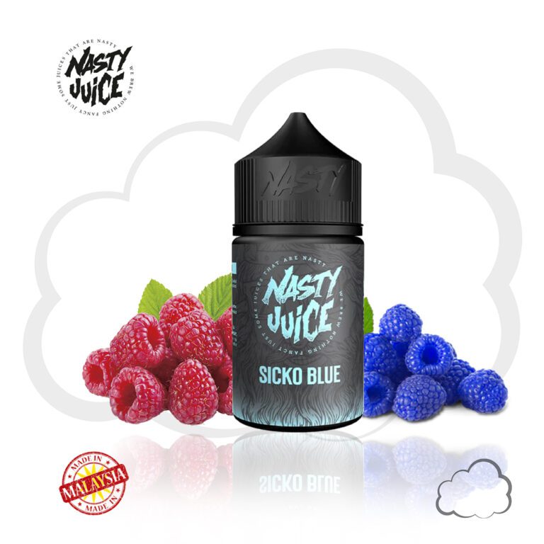 Juice Nasty Sicko Blue, frasco de 60 ml