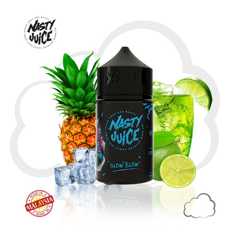 Juice Nasty Slow Blow, frasco de 60 ml