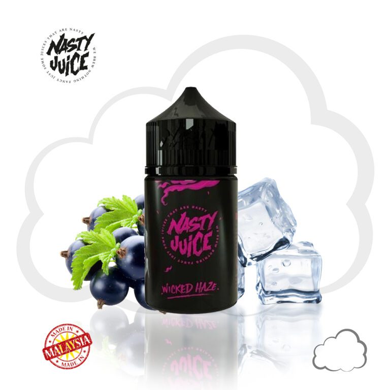 Juice Nasty Wicked Haze (HIGH MINT), frasco de 60 ml