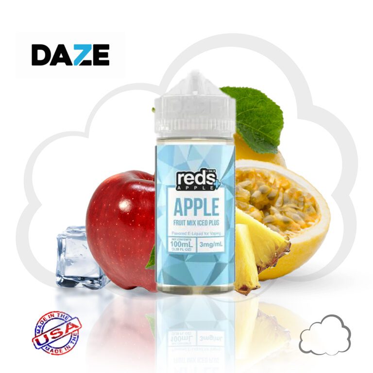 Juice Reds Fruit Mix Iced Plus, frasco de 100 ml