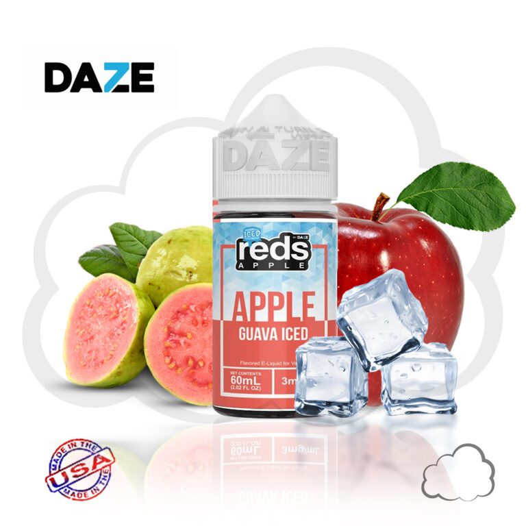 Juice Reds Guava Ice, frasco de 60 ml