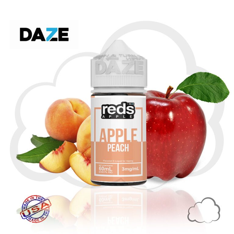 Juice Reds Peach, frasco de 60 ml