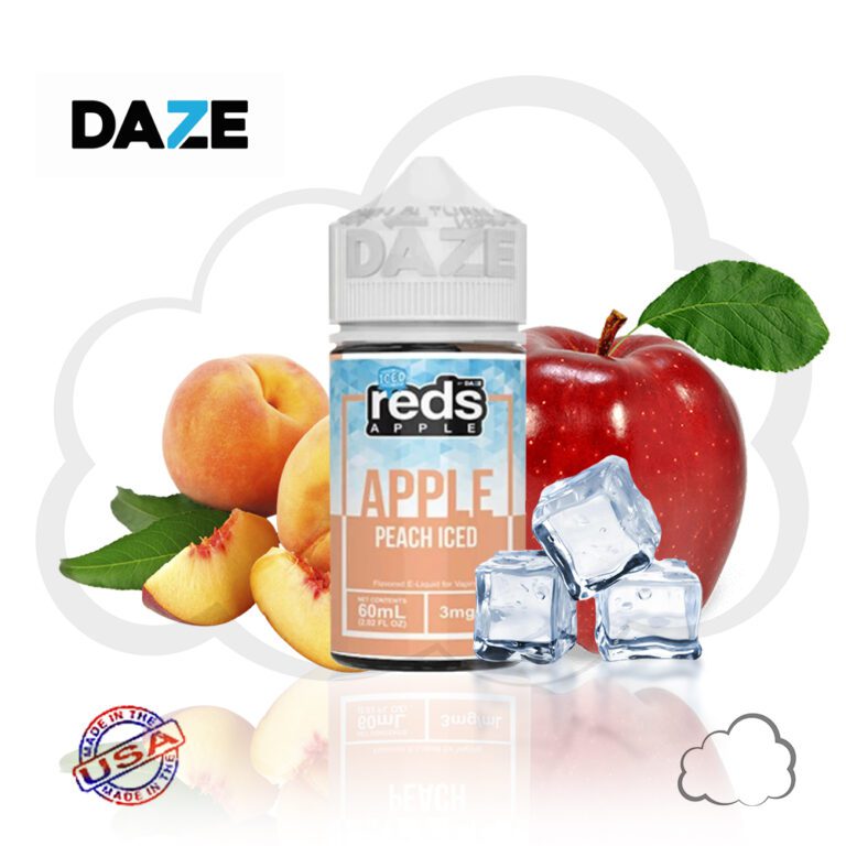 Juice Reds Peach Iced, frasco de 60 ml