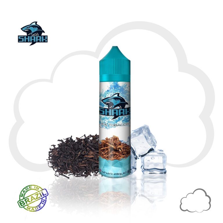Juice Shark Ice Tobacco, frasco de 60 ml