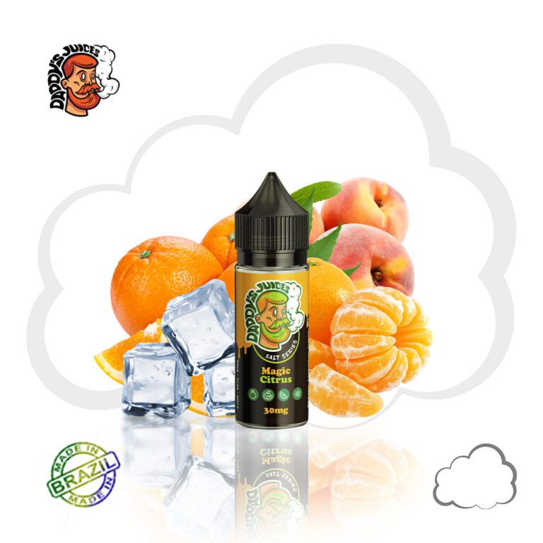 Nicsalt Daddy's Juices Magic Citrus, frasco de 17 ml