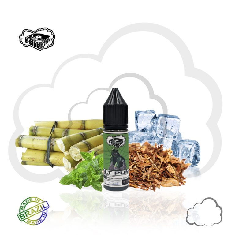 Nicsalt B-Side Mr Cane Mint, frasco de 15 ml