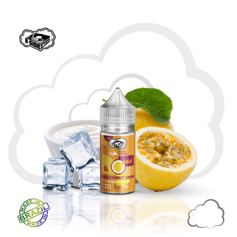 Nicsalt B-Side Frozen Sessions PassionFruit Shake, frasco de 30 ml