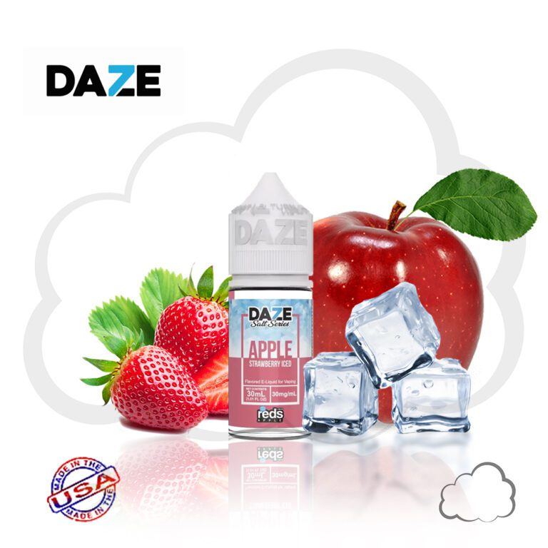 Nicsalt Reds Strawberry Iced-, frasco de 30 ml