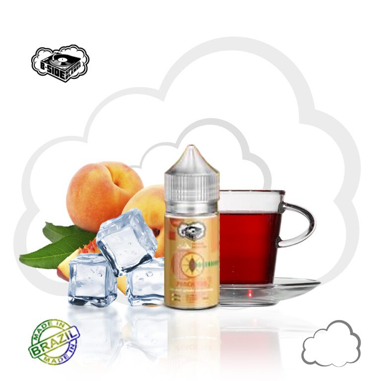 Nicsalt B-Side Frozen Sessions Peach Tea, frasco de 30 ml