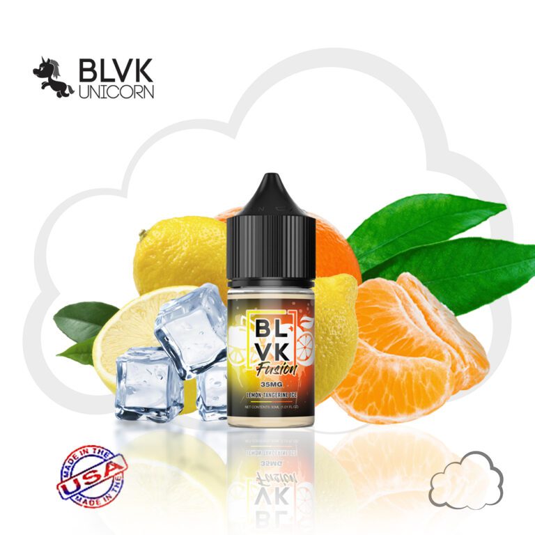 Nicsalt BLVK Fusion Lemon Tangerine Ice, frasco de 30 ml