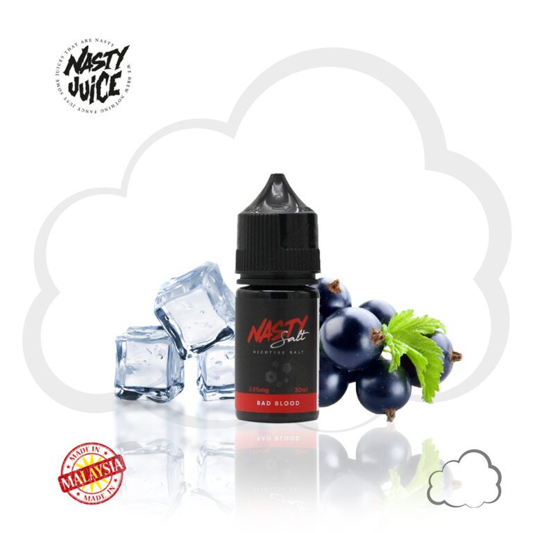 Nicsalt Nasty Bad Blood, frasco de 30 ml
