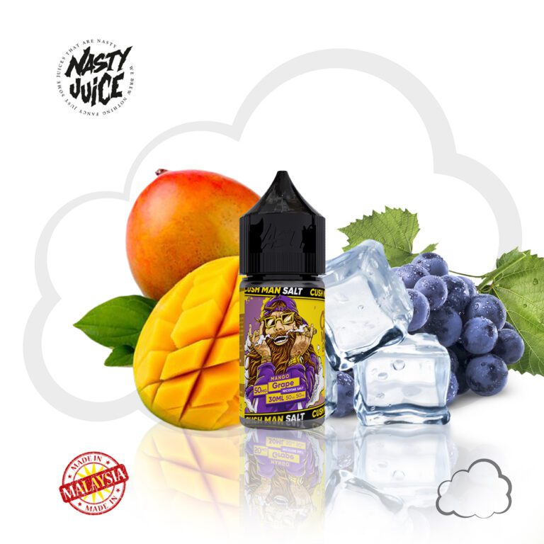 Nicsalt Nasty Cush Man Mango Grape, frasco de 30 ml
