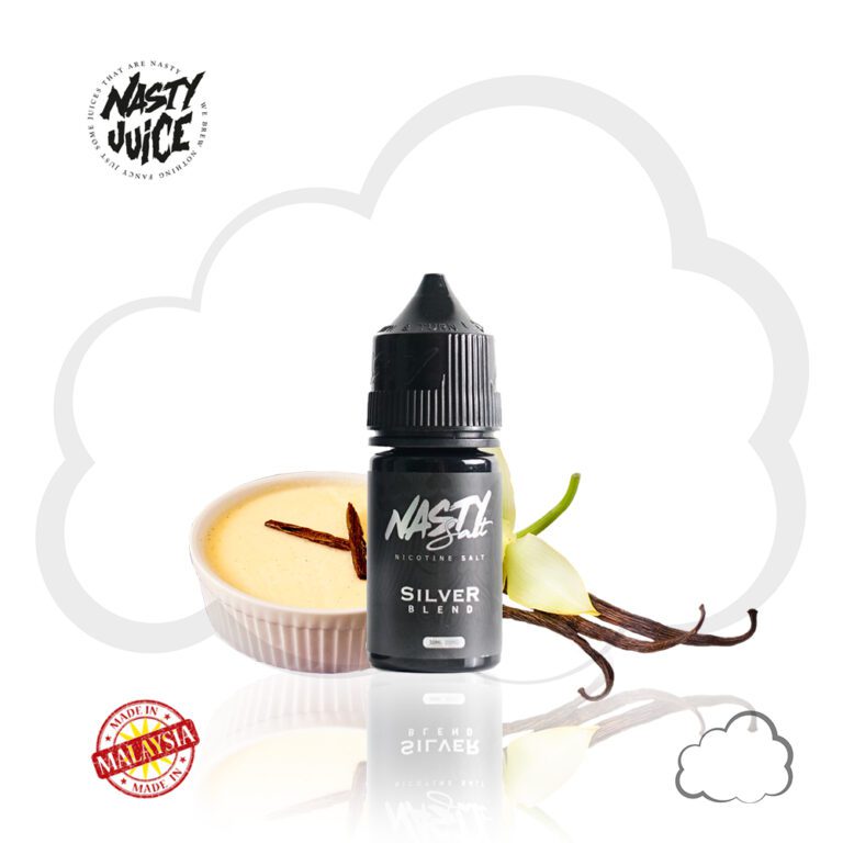 Nicsalt Nasty Silver, frasco de 30 ml