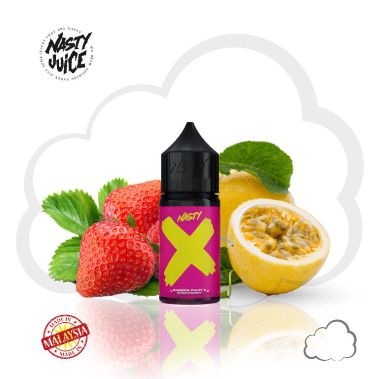 Nicsalt Nasty X Passion Straw, frasco de 30 ml