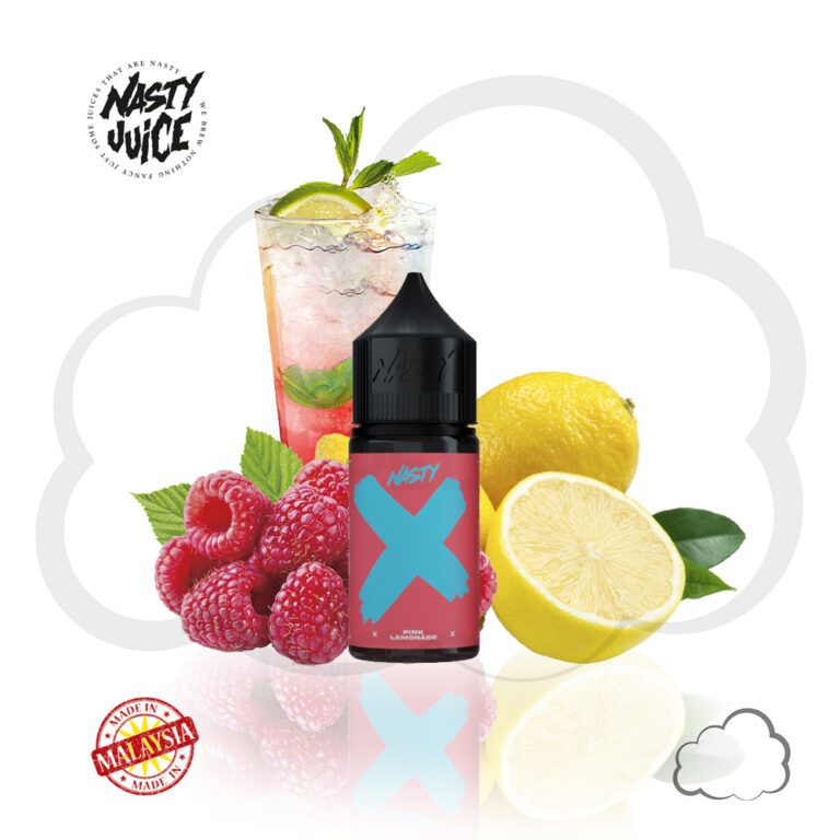 Nicsalt Nasty X Pink Lemonade, frasco de 30 ml
