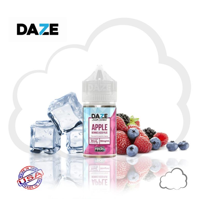 Nicsalt Reds Berries Iced plus, frasco de 30 ml