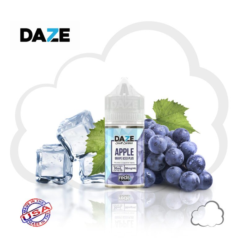 Nicsalt Reds Grape iced plus, frasco de 30 ml