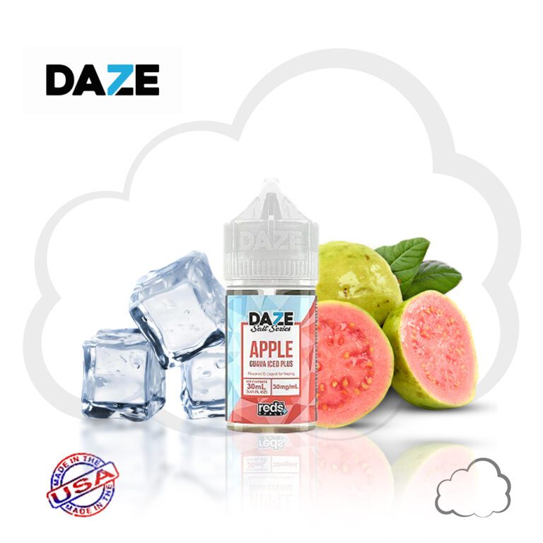 Nicsalt Reds Guava iced plus, frasco de 30 ml