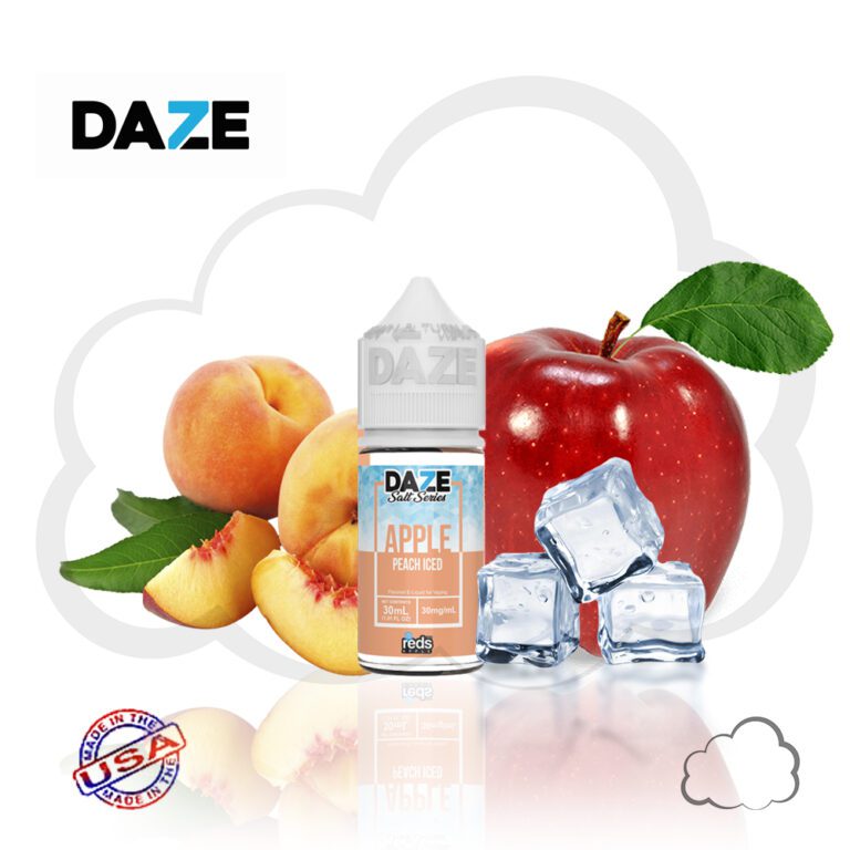 Nicsalt Reds Peach Iced, frasco de 30 ml