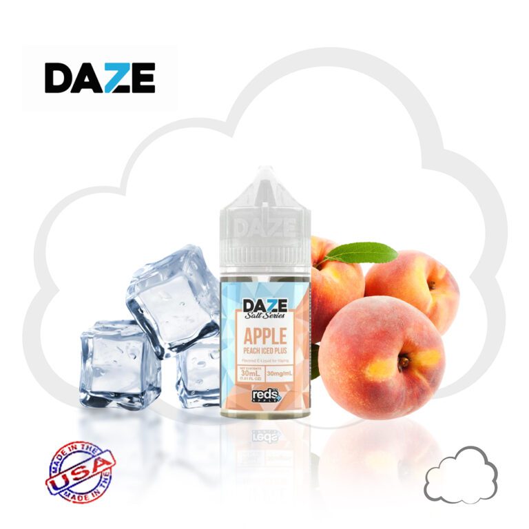 Nicsalt Reds Peach iced plus, frasco de 30 ml