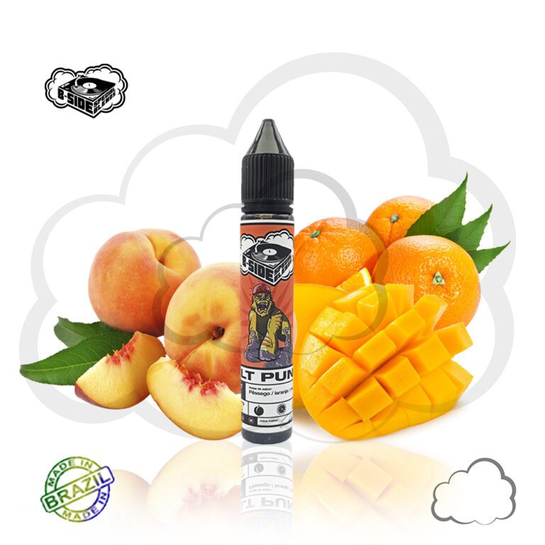 Nicsalt B-Side Sunset Peach, frasco de 30 ml