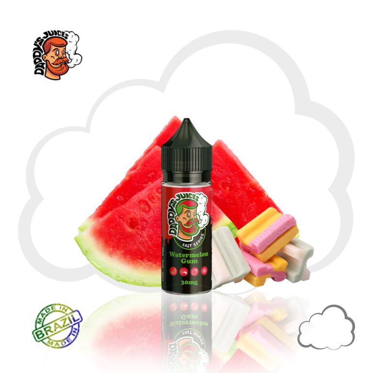 Nicsalt Daddy's Juices Watermelon Gum, frasco de 17 ml