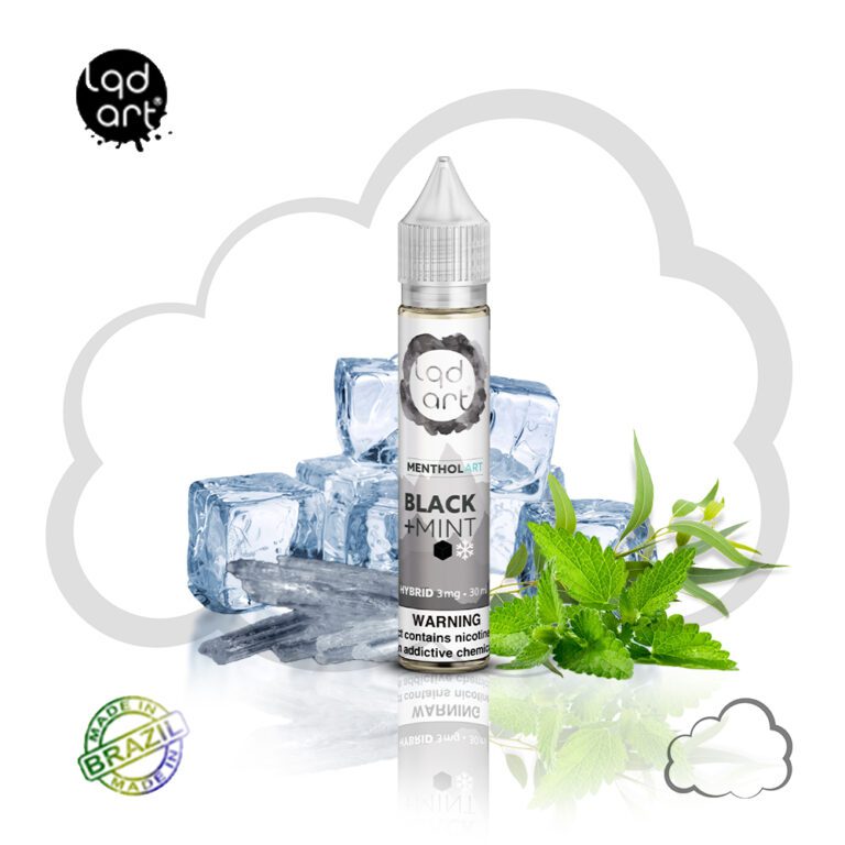 Juice LQD ART Black Mint, frasco de 30 ml