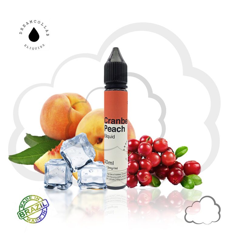 Juice Dream Collab Cranberry Peach ICE, frasco de 60 ml