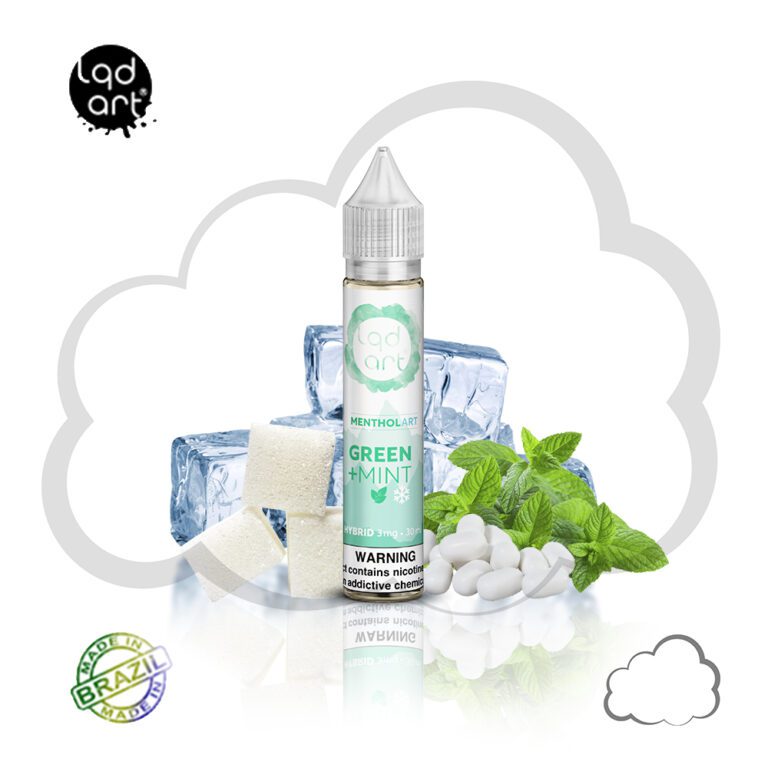 Juice LQD ART Green Mint, frasco de 30 ml
