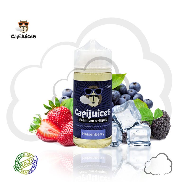 Juice Capi Juices Heisenberry, frasco de 100 ml