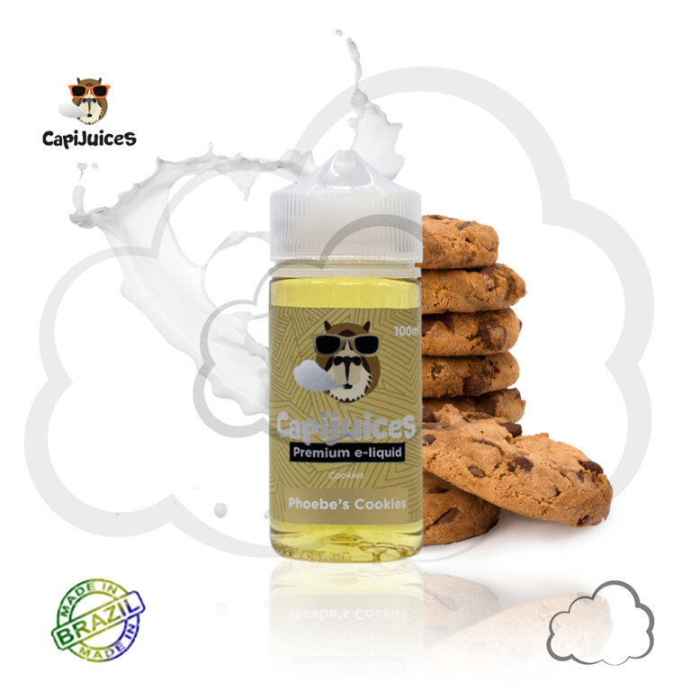Juice Capi Phoebe's Cookies, frasco de 100 ml