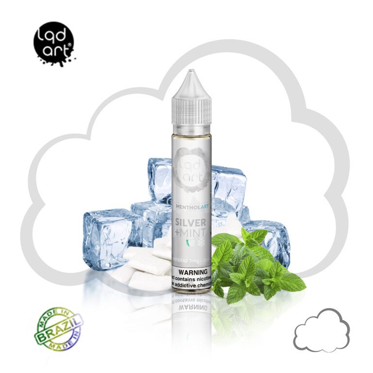 Nicsalt LQD ART Silver Mint, frasco de 15 ml