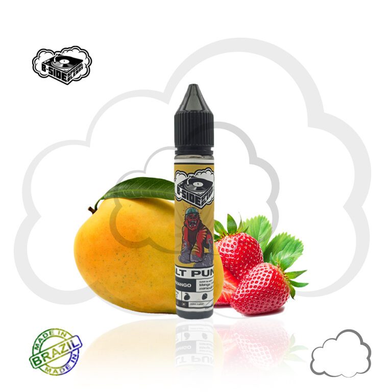 Nicsalt B-Side Strawmango, frasco de 30 ml