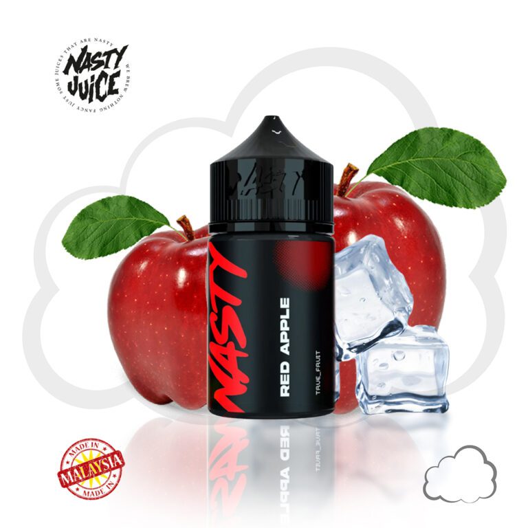 Juice Nasty ModMate Red Apple (HIGH MINT), frasco de 60 ml